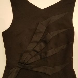 Black Karen Millen Dress with Satin detail